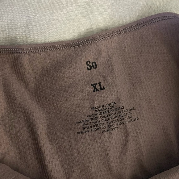 Brown Stretchy Halter Top, SO kohls brand, XL juniors - Picture 3 of 3